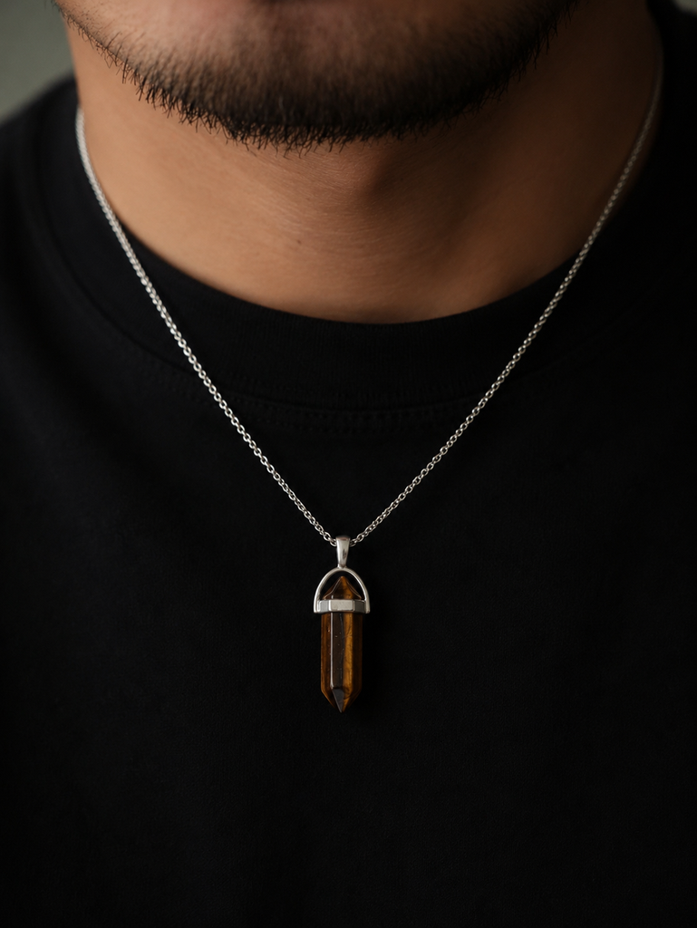 Tiger Eye Pencil Pendant